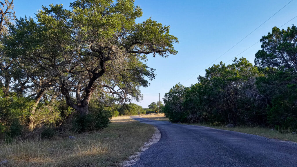 Paved road near Medina 35