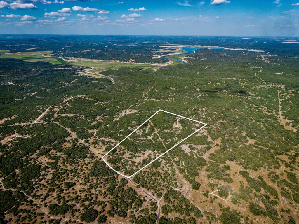 Hill Country view from high ground on Medina 35