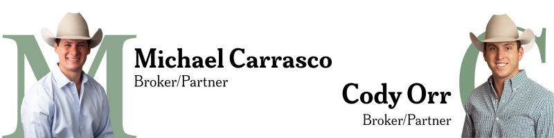 Michael Carrasco and Cody Orr, Broker/Partners at Mike and Cody's Texas Ranch Sales